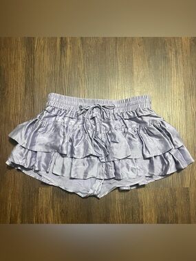 SHUG Purple Tier Skort Shorts Sz M